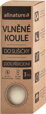 Vlnené gule do sušičky Allnature