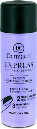 odlakovač na nehty expresní Dermacol