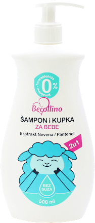 2u1 ŠAMPON I KUPKA ZA BEBE Becollino