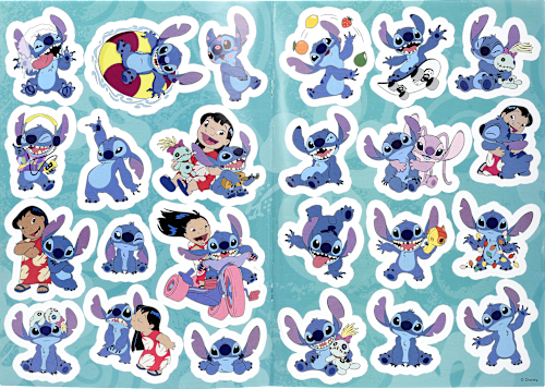 omalovánky se samolepkami Lilo&Stitch JIRI MODELS