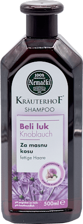 Šampon za jačanje kose - beli luk i pantenol KRÄUTERHOF