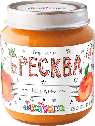 Dečija kašica - breskva, od 4. meseca juvitana