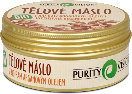 Telové maslo s bio raw arganovým olejom Purity Vision