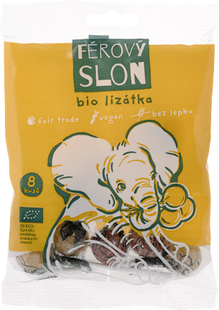 Férový slon BIO lízátka FAIRTRADE
