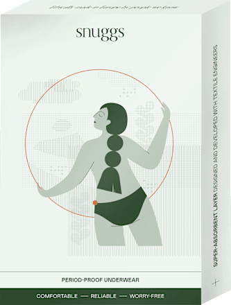 Periodenunterwäsche Spitze Brief lila, Gr. M snuggs
