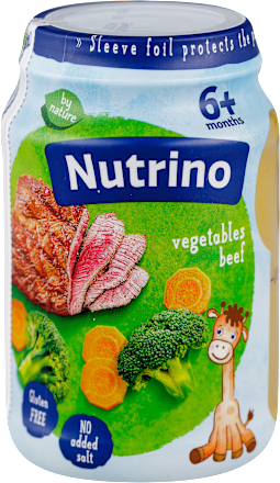 Pire od  povrća sa junetinom, od 6. meseca  Nutrino