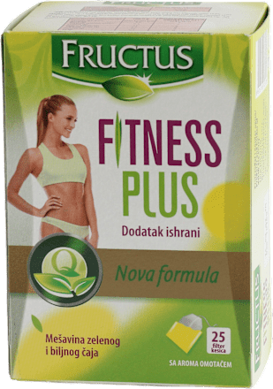 FITNESS PLUS čaj, 25 kesica FRUCTUS
