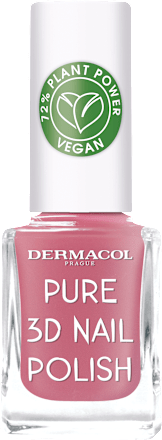 Prírodný lak na nechty Pure 3D - 3 Fresh Blossom Dermacol