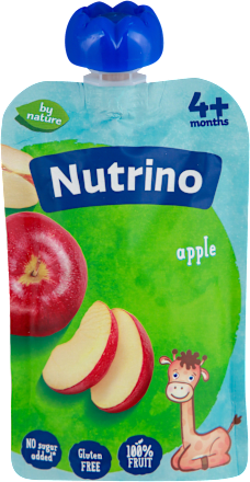 Voćni pire, sočna jabuka, od 4. meseca Nutrino