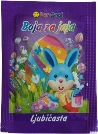 Boja za jaja – ljubičasta  Dekoracije