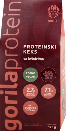 PROTEINSKI KEKS - sa lešnicima gorilaprotein