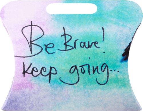 Ukrasna poklon kesa srednja - Be Brave! Keep going... K&P