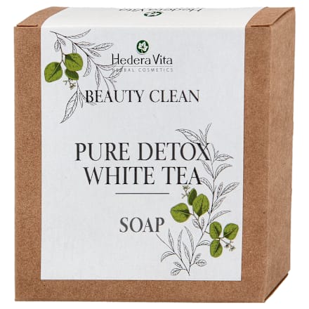 BEAUTY CLEAN PURE DETOX čvrsti sapun sa dodatkom belog čaja Hedera Vita
