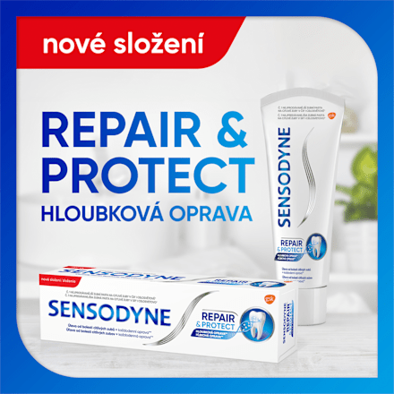 zubní pasta Repair & Protect Whitening 2x75 ml Sensodyne