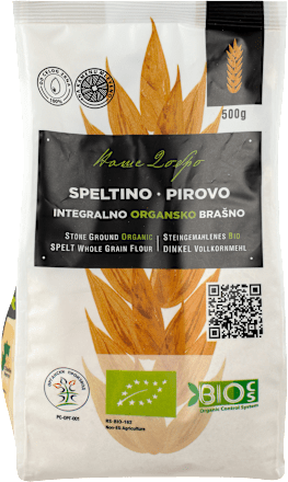 SPELTINO - PIROVO INTEGRALNO ORGANSKO BRAŠNO Naše Dobro
