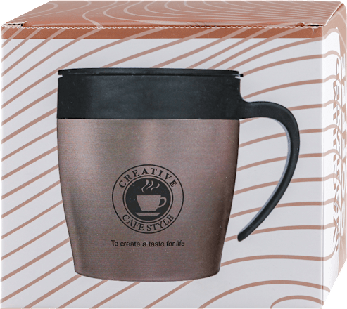 Termos šolja za kafu sa kašikom - bronzana, zapremina: 330 ml Nexus