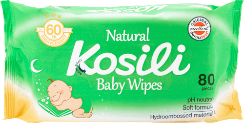 Natural - vlažne maramice   Kosili