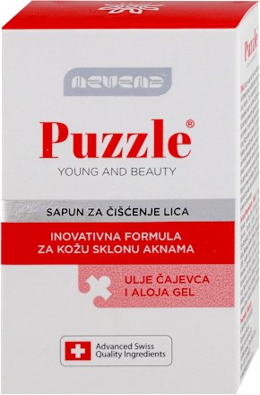 SAPUN ZA ČIŠĆENJE LICA - ulje čajevca i aloe vera nevena Puzzle
