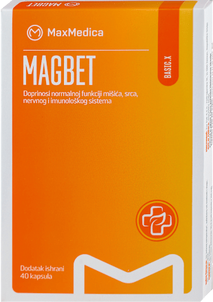 Magbet kapsule - magnezij i vitamin B MaxMedica
