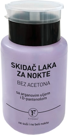 SKIDAČ LAKA ZA NOKTE BEZ ACETONA - sa pumpicom FITOGAL