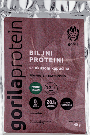 BILJNI PROTEINI - sa ukusom kapućina gorilaprotein