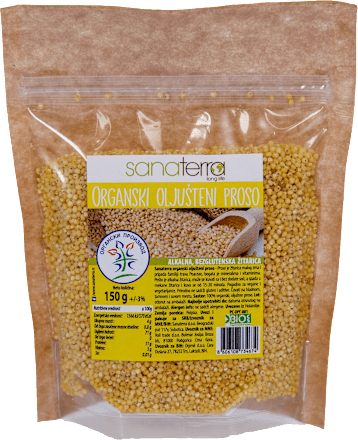 ORGANSKI OLJUŠTENI PROSO sanaterra