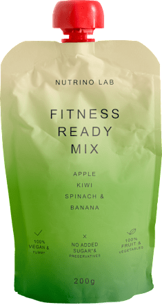FITNESS READY MIX pire - jabuka, kivi, spanać i banana Nutrino Lab