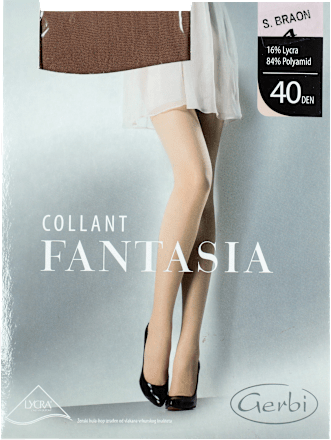 Fantasia hulahop 40 DEN svetlo braon, veličina 4 Gerbi