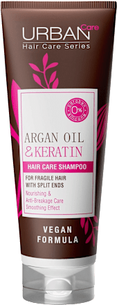 Șampon păr fragil cu ulei de argan și cheratină URBAN Care