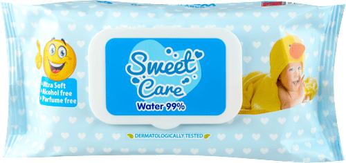 Water 99% vlažne maramice za bebe Sweet Care