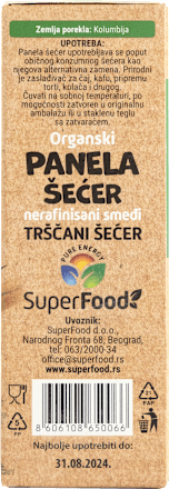 PANELA ŠEĆER SUPERFOOD