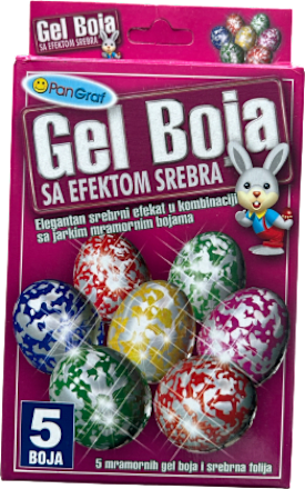Gel boja s efektom srebra Dekoracije