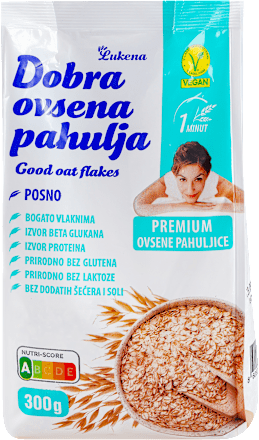 Dobra ovsena pahulja - ovsene pahuljice Dobra ovsena kaša