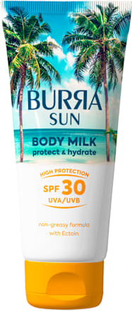 SUN protect&hydrate mleko za zaštitu lica i tela od sunca, SPF30 BURRA