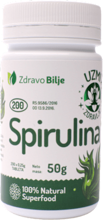 Spirulina u tabletama zdravo