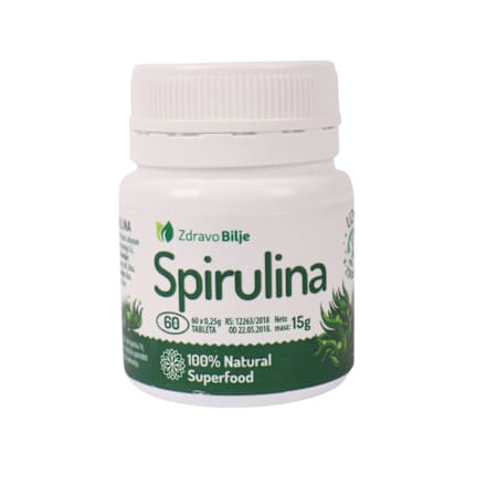 Spirulina u tabletama zdravo