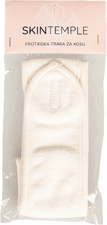 Traka za kosu sa čičkom - bela SKINTEMPLE
