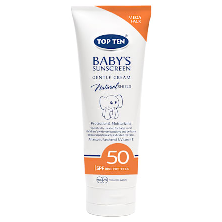 BABYS SUNSCREEN krema za zaštitu od sunca, SPF 50 TOP TEN