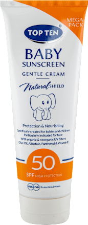 BABYS SUNSCREEN krema za zaštitu osetljive kože dece od sunca - mega pack, SPF 50 TOP TEN