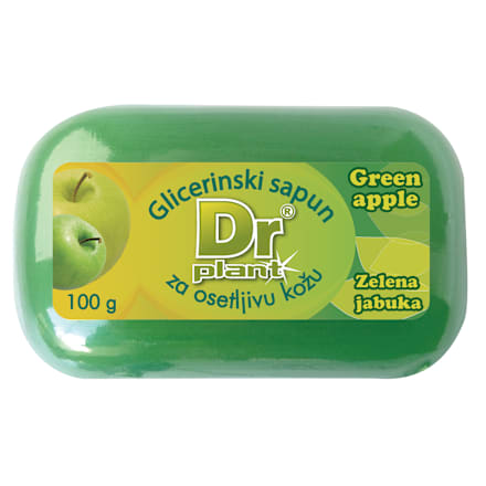 Glicerinski sapun - zelena jabuka Dr Plant