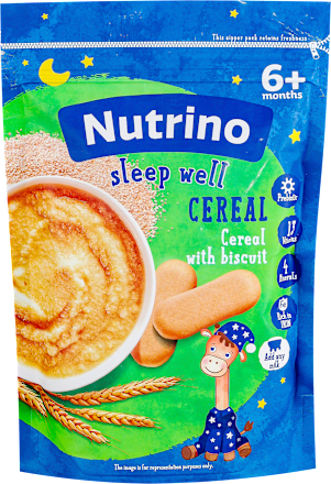 sleep well CEREAL pšenična kaša sa keksom, od 6+ meseci Nutrino