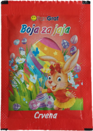 Boja za jaja – crvena  Dekoracije