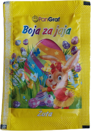 Boja za jaja – žuta  Dekoracije
