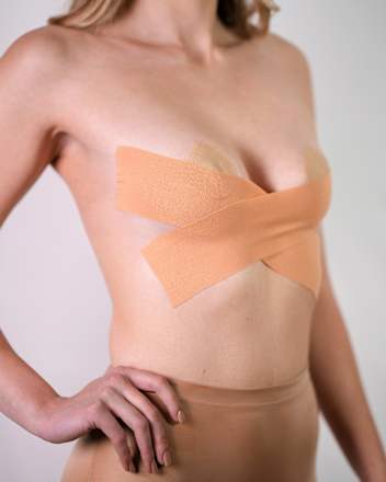 Traka za grudi 7,5 cm x 5 m, u boji kože hawe