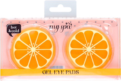 Gel jastučići za oči - pomorandža, 1 par my spa