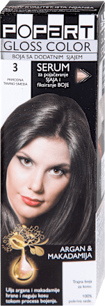 GLOSS COLOR 3 - PRIRODNA TAMNO SMEĐA boja za kosu STILL