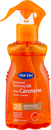 Carotene Sun ulje za zaštitu od sunca i tamnjenje, SPF 20 TOP TEN