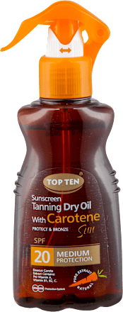 Carotene Sun ulje za zaštitu od sunca, SPF 20 TOP TEN