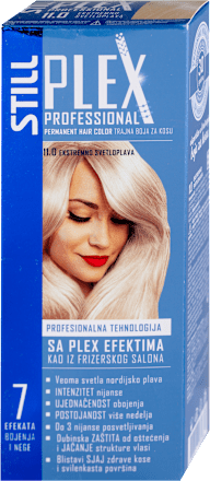 Boja za kosu PLEX COLOR 11.0 - EKSTREMNO SVETLOPLAVA  STILL