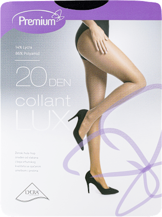 LUX hulahop 20 DEN crna, veličina 3 Gerbi